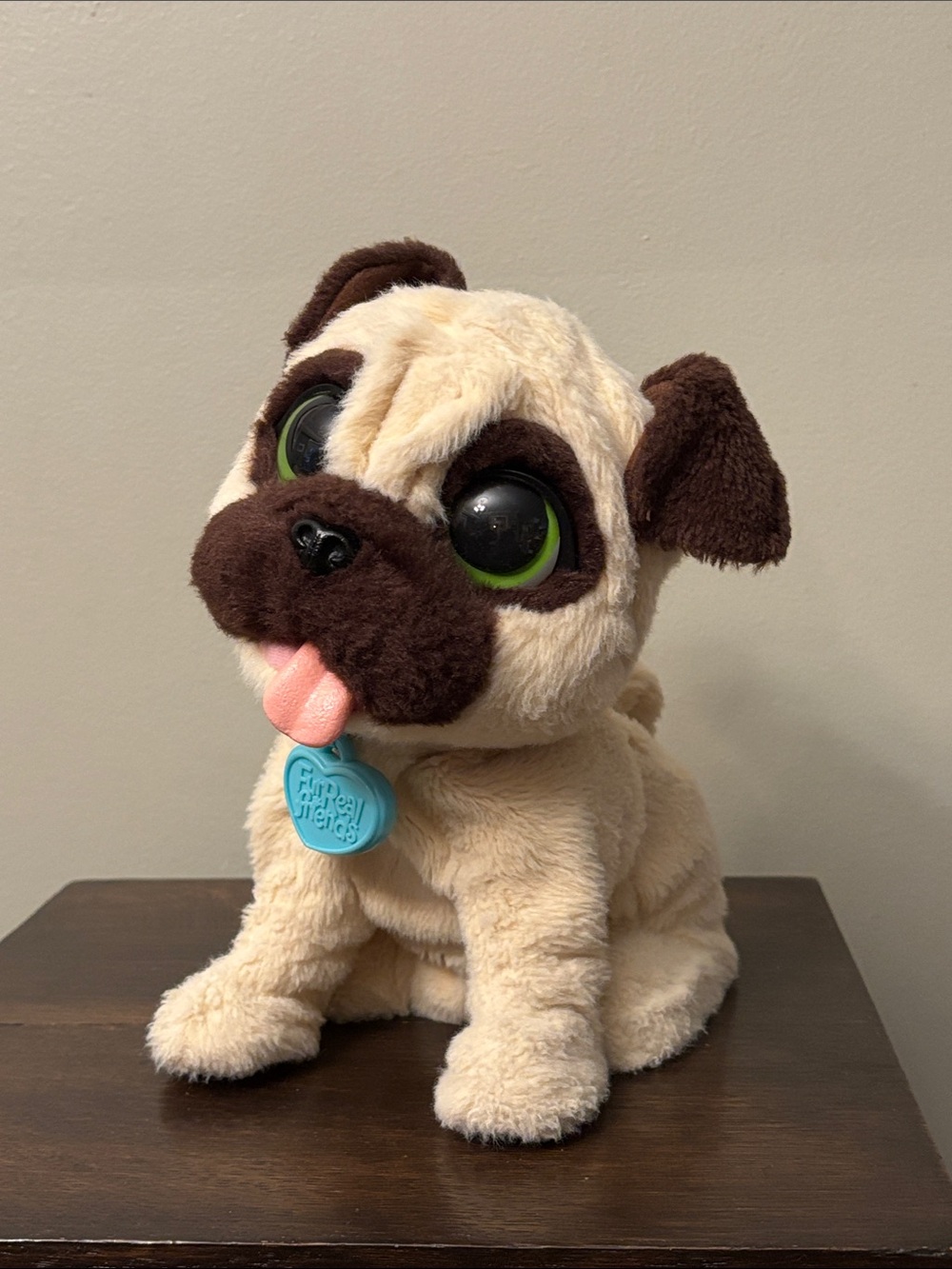 FurReal Friends JJ My Jumpin' Pug Pet Animated Interactive Dog Tested/Working!